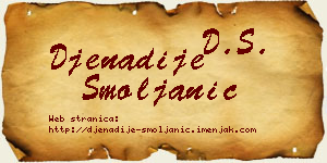 Đenadije Smoljanić vizit kartica